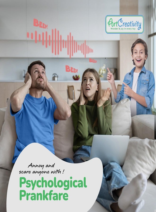 ArtCreativity 4-in-1 Cricket Noise Maker Prank, Long-Lasting Hidden Sound Prank with Cricket, Beeping, Scream, and Singing Ghost Noises - Compact Annoying Noise Maker with Unique Speed-Up Feature - Image 2